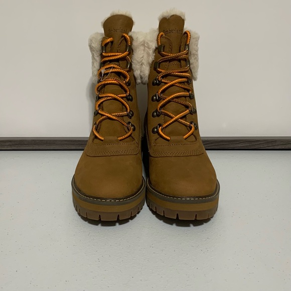 Timberland Courmayeur Valley Waterproof 6” w/Shearling Lining Boots-Size 9 New - Picture 6 of 13